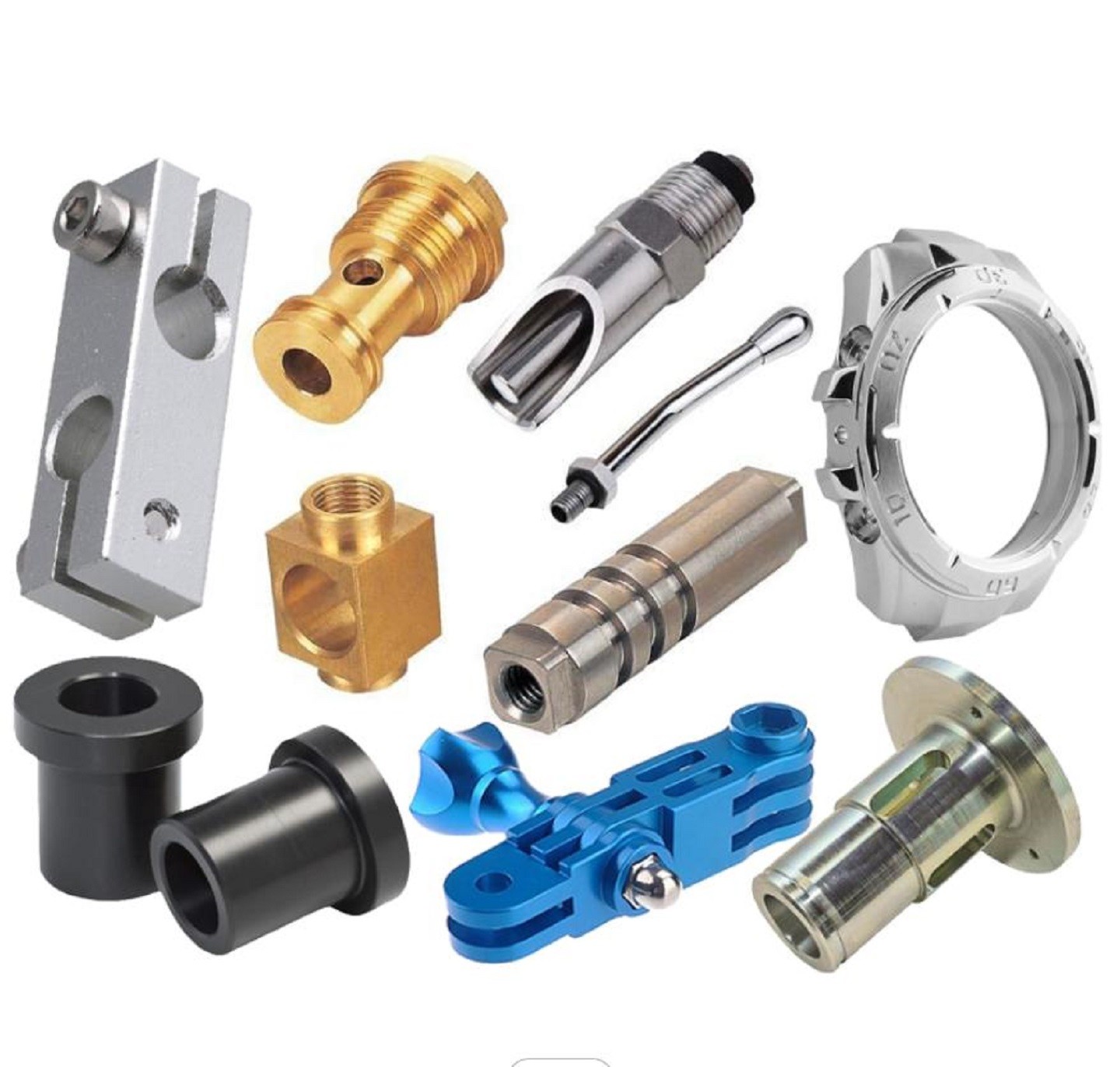 CNC machining center non-standard parts copper and aluminum parts machining aerospace automotive robot parts