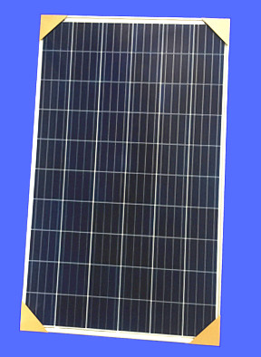 Blue Polycrystalline Silicon Solar Panel , Solar Pv Modules For Industrial