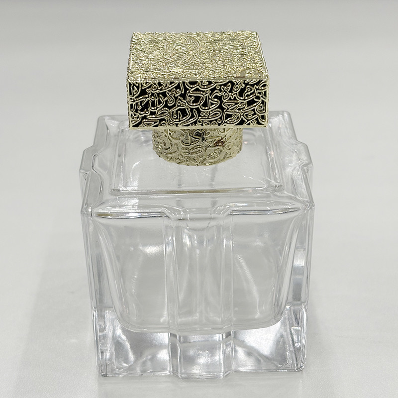 Square Zamak Perfume Caps With Customized Features Die Casting Process