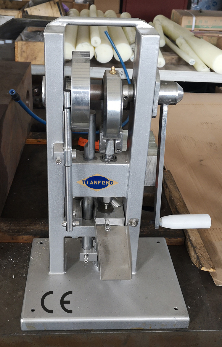 GCr15 Manual Calcium Tablet Single Punch Press For Pharmaceuticals