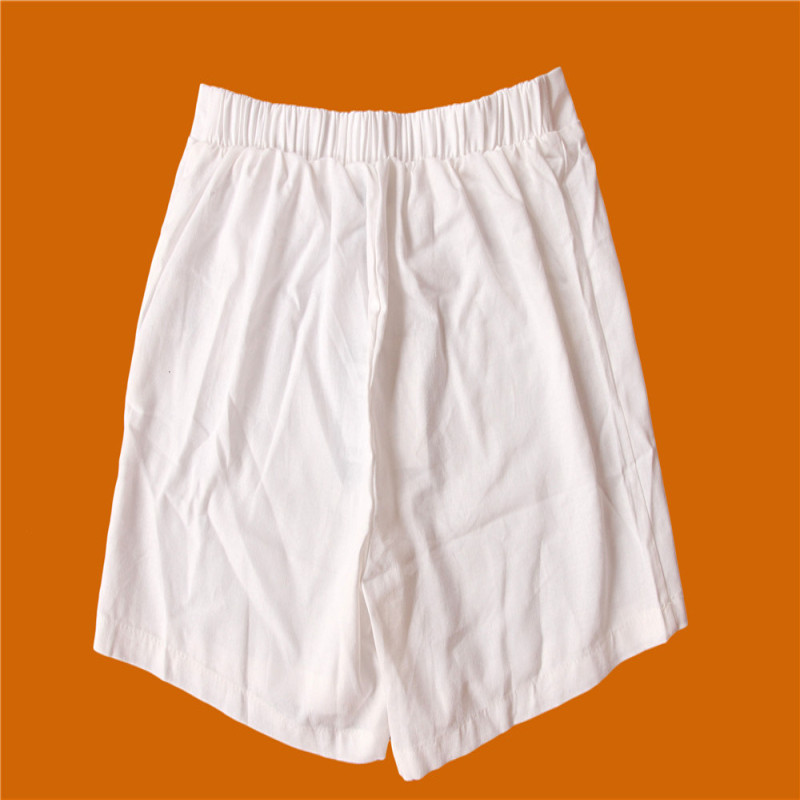 30% Cotton Ladies White Shorts