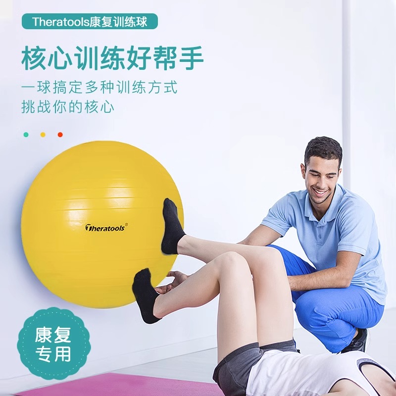 Inflatable Exercise Gym Yoga Ball Anti Burst Custom Printed PVC For Training