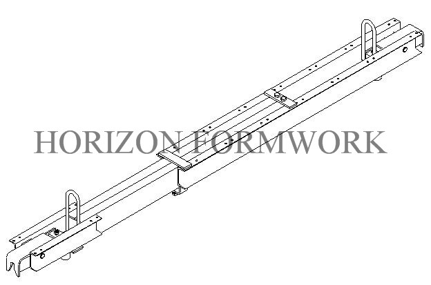 Internal Platform Climbing Formwork System Telescopic Length Shaft With Gravity Pawl