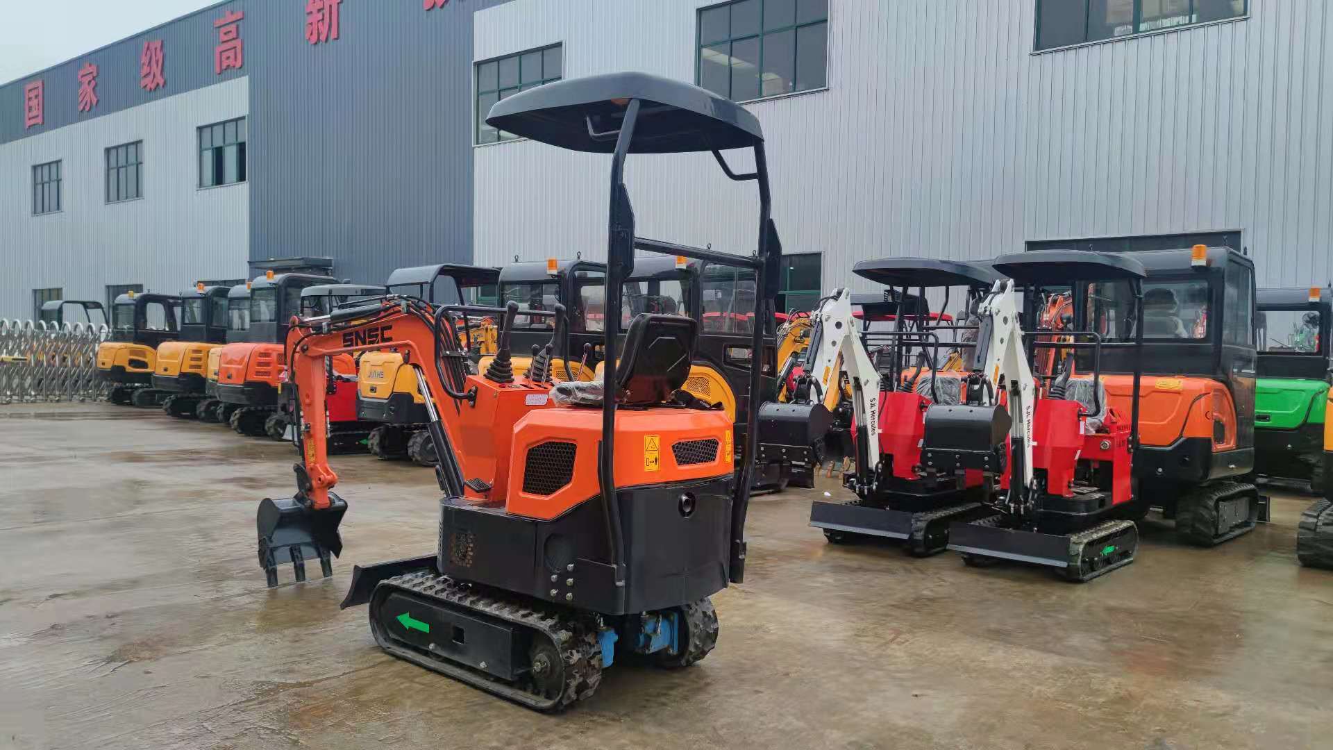High Operating Efficiency 1 Ton Mini Small Digger Excavator Machine at Tianjin