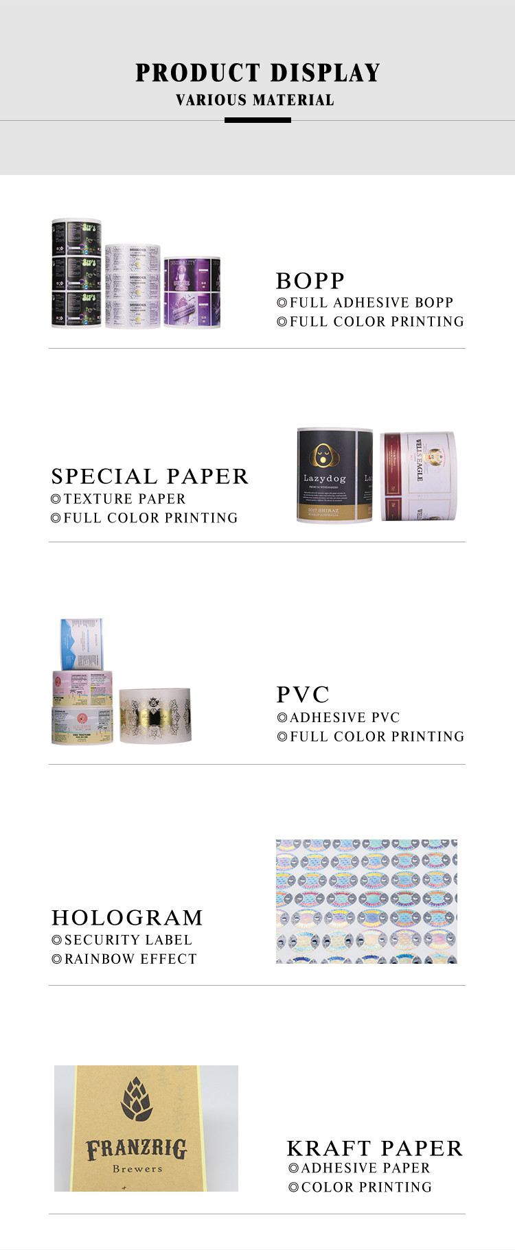 Pantone Color PVC Vinyl Sticker , Anti Counterfeit Foil Stamp Stickers
