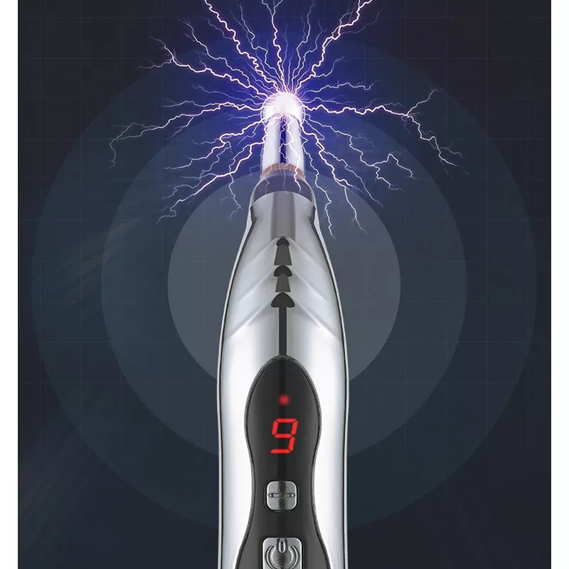 digital Meridian Electric Acupuncture Massage Therapy Pen USB Charging Type