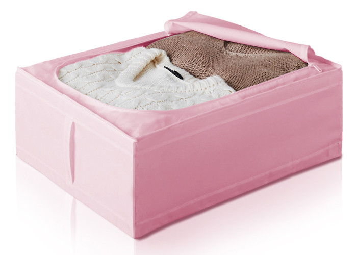 Puting Portable clothes storage bag customized sorting dust cover blanket Oxford Fabric White purple 93*55*19cm