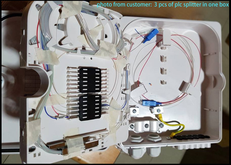 ODP Outdoor Fiber Optic Distribution Box 12 Ports Wall / Pole Mounted