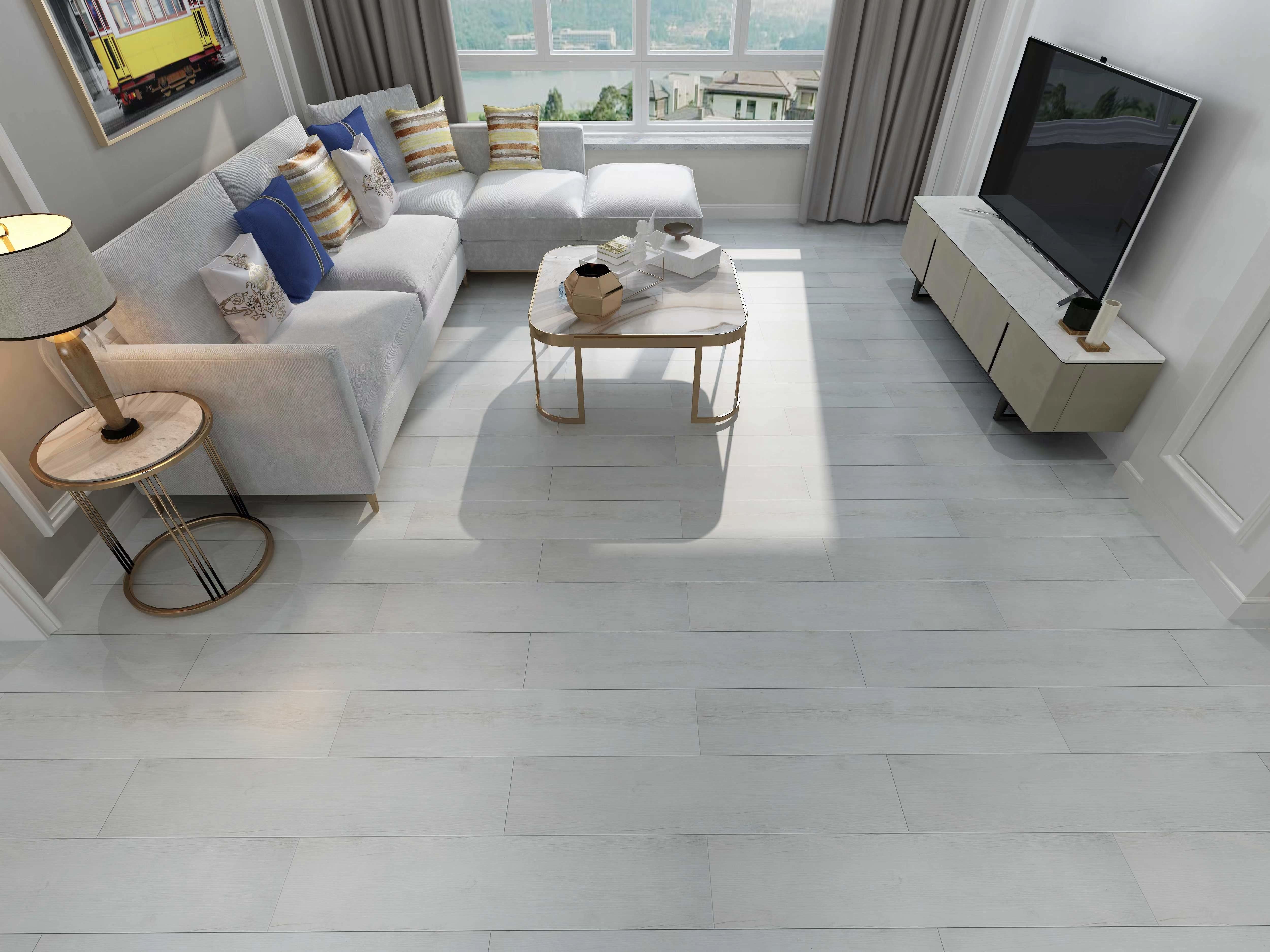 1.5mm To 5.0mm Thick Wood Grain Luxury Vinyl Tile LVT SPC PVC Vinyl Flooring