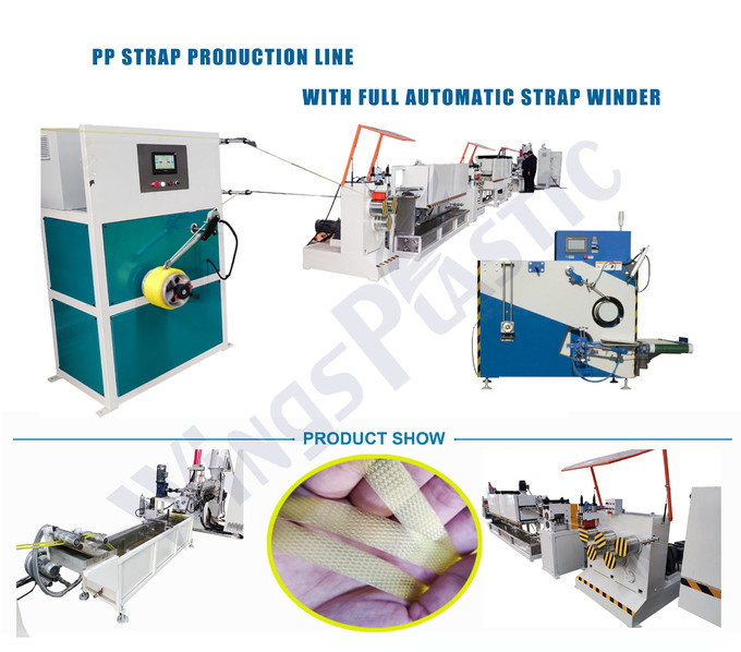 PP Strapping Band Extrusion Line PP Packing Belt Extrusion Machine