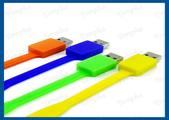 Colorful Wrist Usb Flash Drive , Wristband Usb Flash Drive Thumb Drives
