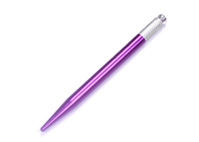 Fashionable Purple color Professional Aluminum Microblading Manual Pen for Permanent Make Up