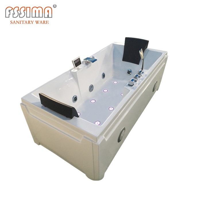 5 Foot Waterfall Whirlpool Bathtub Hot Tub 1700x1300x680MM