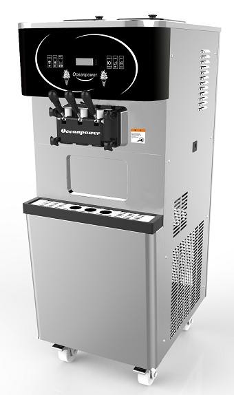 18mins continuous dispensing 500cones Oceanpower ice cream machine soft serve DW150TC