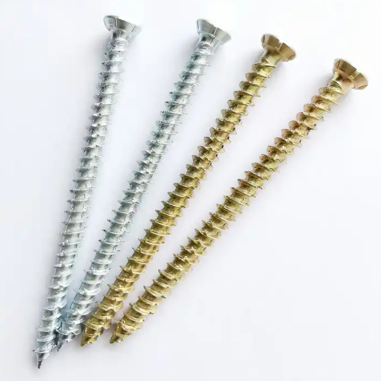Concrete Screw Galvanized Flat Head Wood Screw High Quality Furniture Screws
