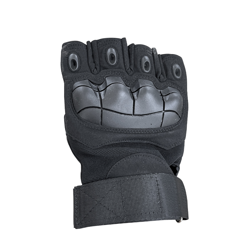 Enhance Your Outdoor Experience with Waterproof Half-Finger Hand Protection in Black