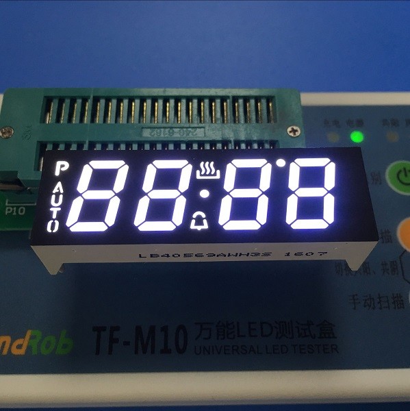 4 Digit 14.2mm 7 Segment Custom LED Display Ultra Red Oven Control Application