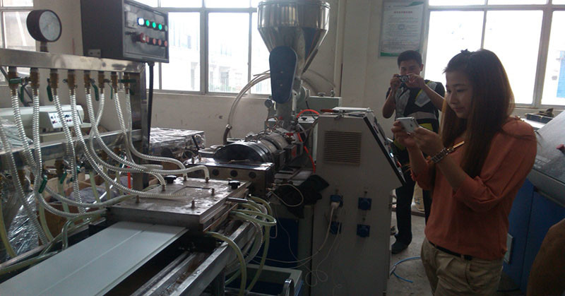 PVC Wall Panel 3D False Plastic Decor PVC Ceiling Panels Making Machine