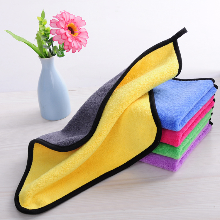 Super Absorbent Microfiber Towel for Car Drying 30*40 500gs Make Up Remover Cloths