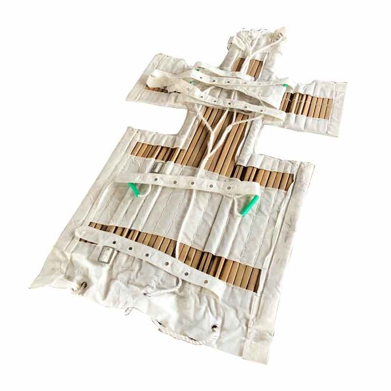 MDK-A16III) Hospital Emergency Rescue Canvas Bamboo Material Folding Neil Robertson Stretcher