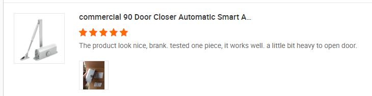 Silver Hydraulic Aluminum Wireless Remote Control Cam Action Door Closer for PVC Doors