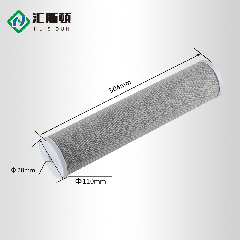 Polyethylene Netting 10/20 Inch Commercial Water Purifier Filter Compressed Activated Carbon Water Filter