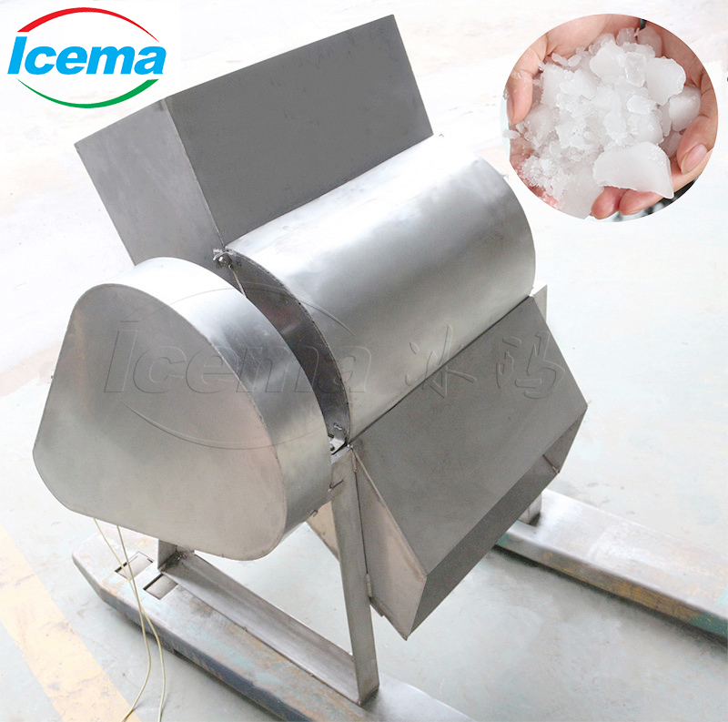 Snowflake Ice Block Crusher Machine Stainless Steel