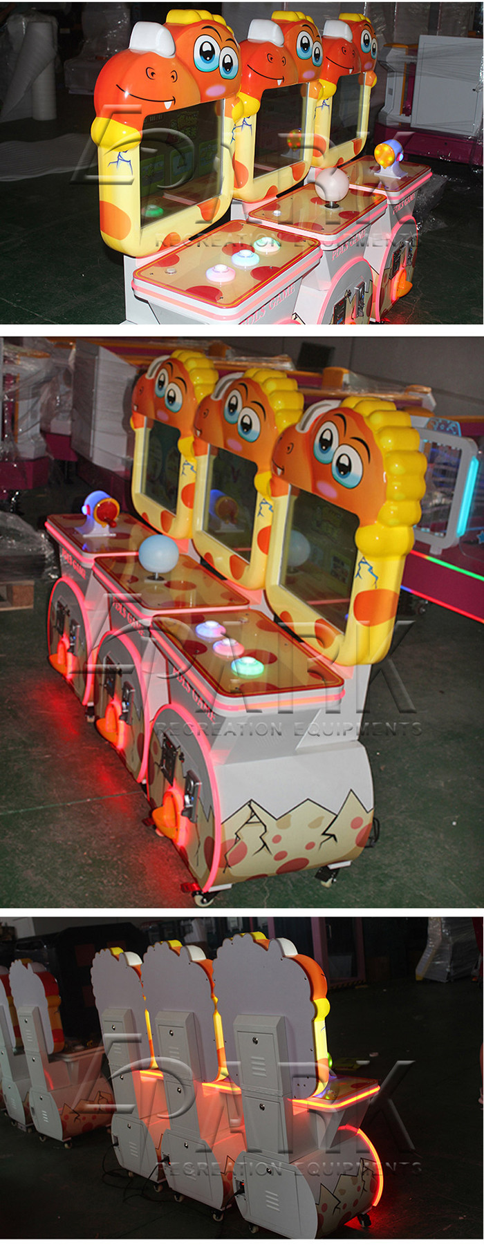 Shooting Racing Pressing Game Vending Capsule Machine For Amusement Park