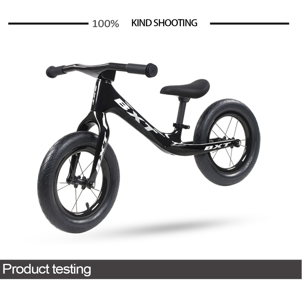 12 Inch Push Balance Bike Carbon Fiber Childrens Bike Scooter Bicycles