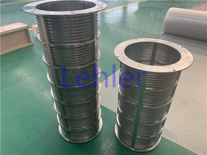 Cow Manure Separator Screw Press Filtration Separator Screens SS316L Material
