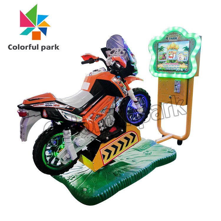 coin op Kids Electric Ride On Motorbike 380V For Amusement Park