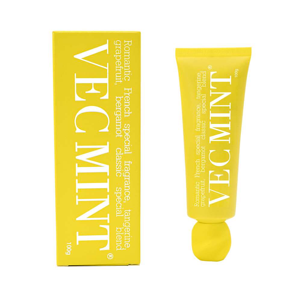 Best - selling VECMINT Toothpaste: Romantic French Special Fragrance Blend of Grapefruit, Bergamot & Tangerine
