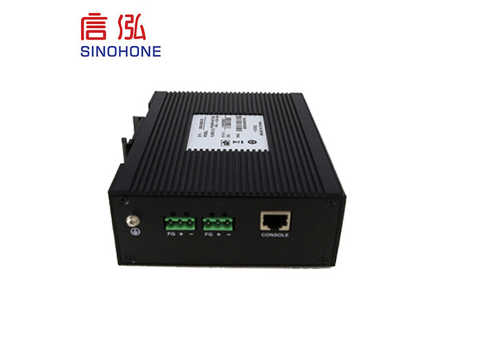 Managed PTN Ring Fiber Optic Network Switch Install With Guide Rail