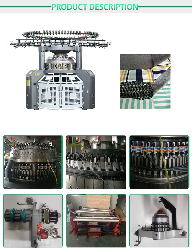 Double Jersey Jacquard Circular Knitting Machine Computer Knitting Machine
