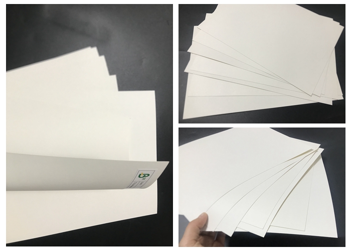 Lunch Box Material 230gsm to 290gsm FDA certified Uncoated White Paper Board 