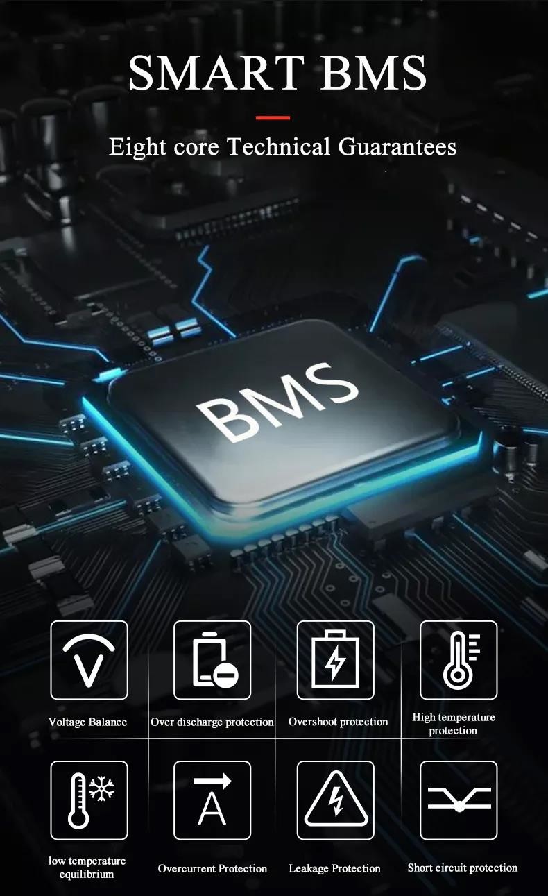 Overcurrent Protection 48V 200ah Bms 16s For Lithium Battery Lifepo4