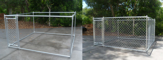 High Quality Pet Playpen 50x100mm 4125eavy Duty Metal 625*185*595mm Dog Rabbit Dog Run