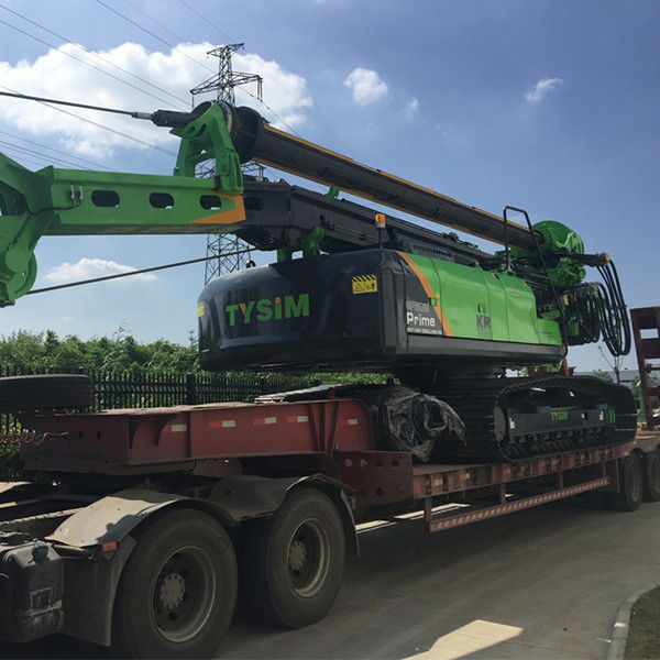 TYSIM Bored Pile Driving Machine KR150C Hydraulic Piling Rig 52m Max Drilling Depth 1500mm Max. Drilling Diameter