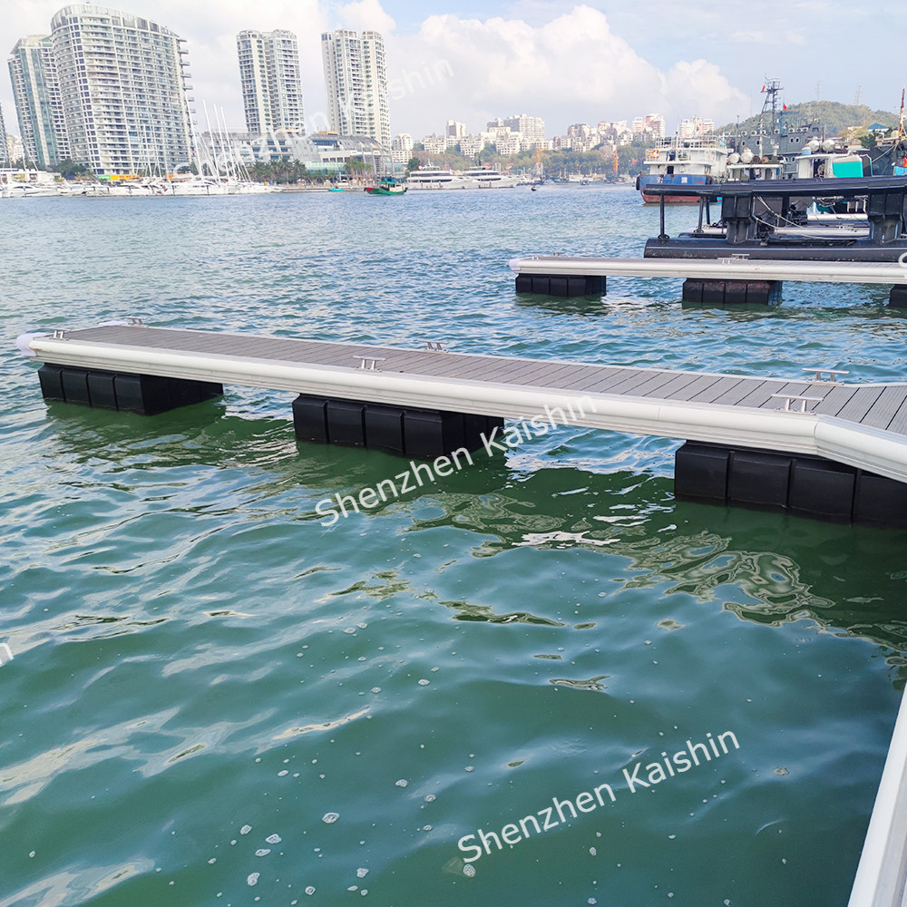 Marine Floating LLDPE Dock Floater Modular EPS Foam Floating Pontoon Dock