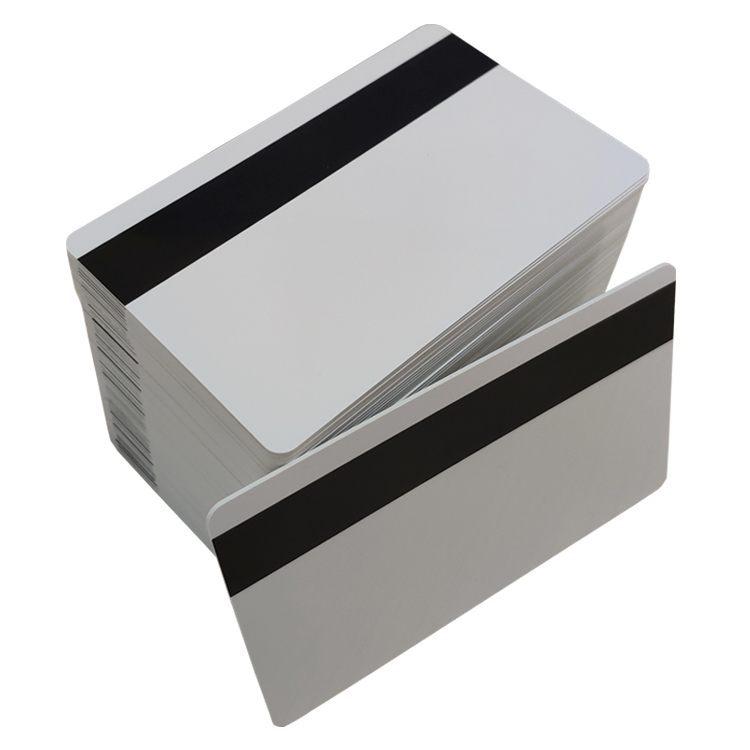 Plastic Blank Hico Magnetic Cards , PVC Loco Mag Stripe Printing