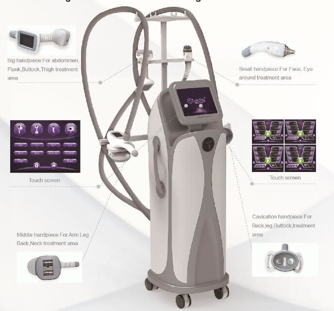 Touch Screen 16hz Rf Cavitation Vacuum Machine