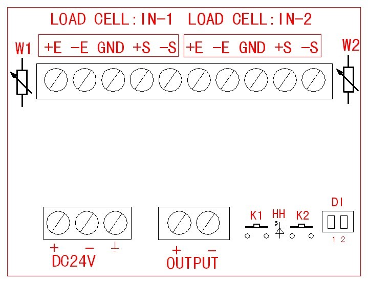 Load cell Amplifier Weight Transmitter INA2PS