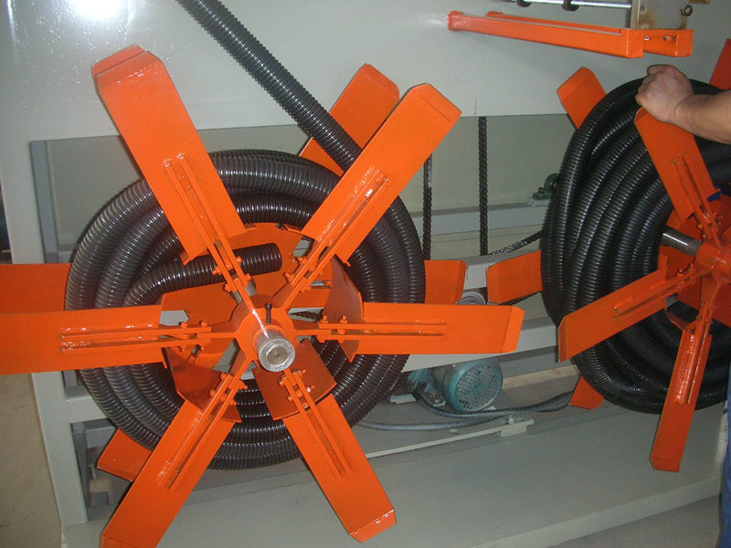 6m 110mm PE PP PVC Pipe Extrusion Line Pvc Single Wall Corrugated Pipe Line