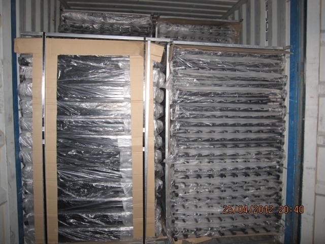 1800mm x 2400mm Hercules Fence/garrison fence / modern fence gate design Black and Blue powder coated