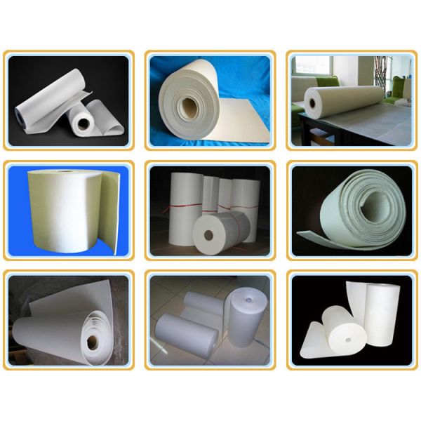 High Temp Refractory Ceramic Fiber Paper Roll Insulation 2mm 3mm 4mm 5mm 6mm 200kg/M3
