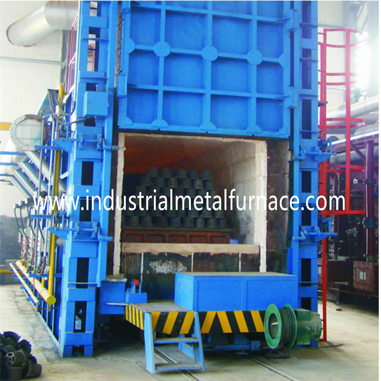 2000 X 1000 X 1000mm Natural Gas Customized Car Bottom Furnace Bogie Hearth Furnace