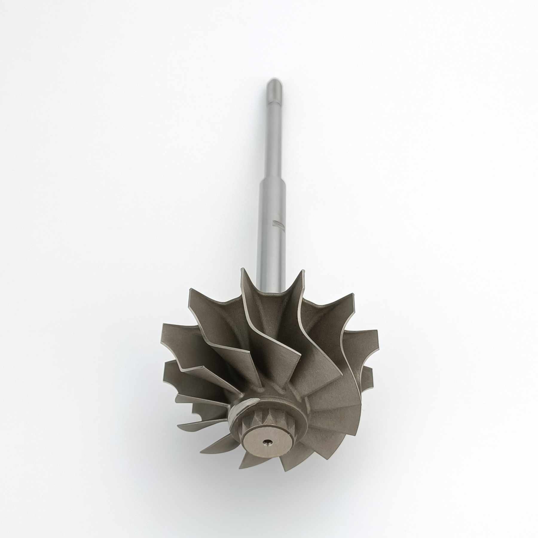 MS-TECH Turbo HE500VE Turbine Wheel Shaft 2835855 Ind 84mm Exd 68mm Blades12