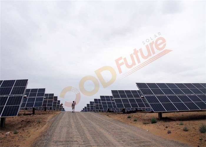 1MW Solar PV Tracking System Hot Dipped Galvanized Solar Sun Tracker