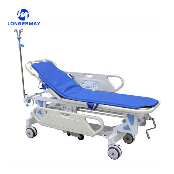 Patient transportation stretcher trolley with height adjustable good price