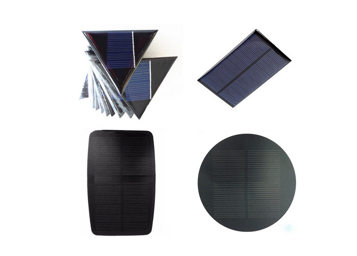 80mm Diameter Round Solar Panel / Solar Power Solar Panels High Efficiency